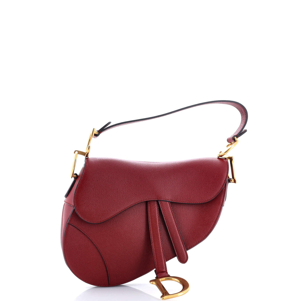 Saddle Handbag Leather Medium