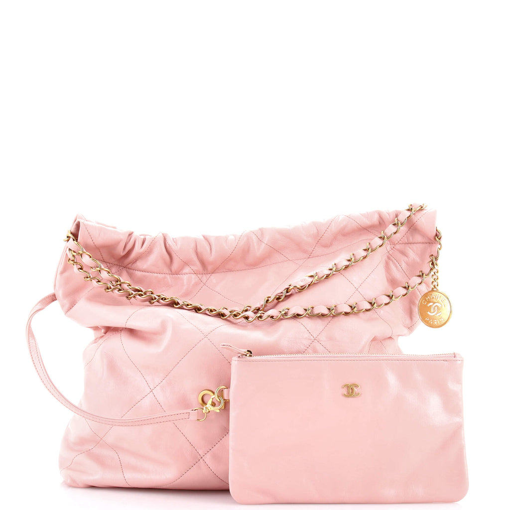 22 Chain Hobo Quilted Calfskin Medium