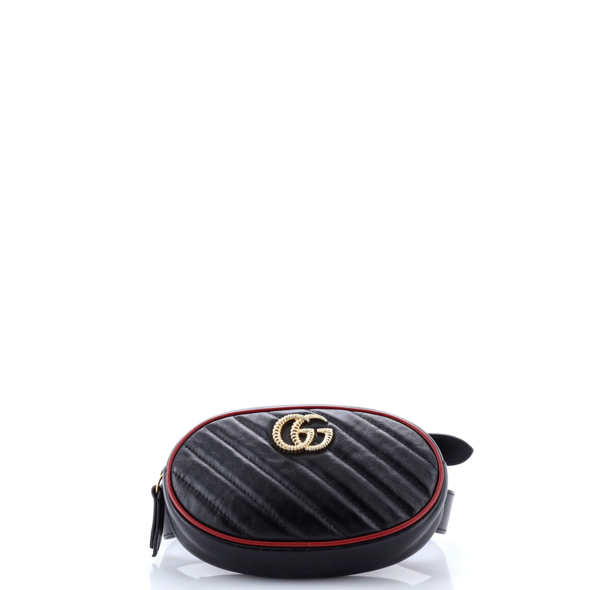 GG Marmont Belt Bag Diagonal Quilted Leather