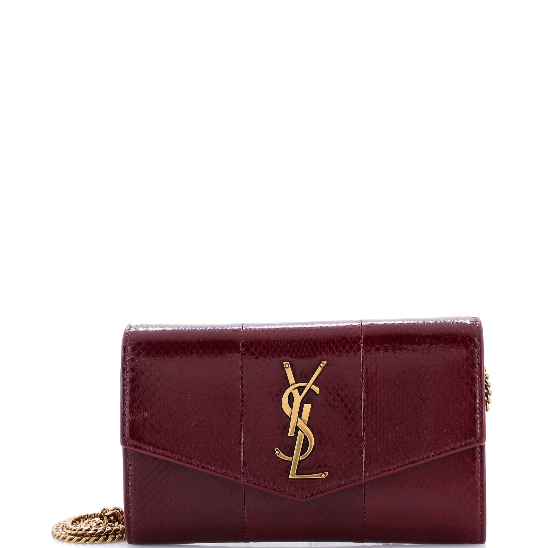 Classic Monogram Wallet on Chain Python