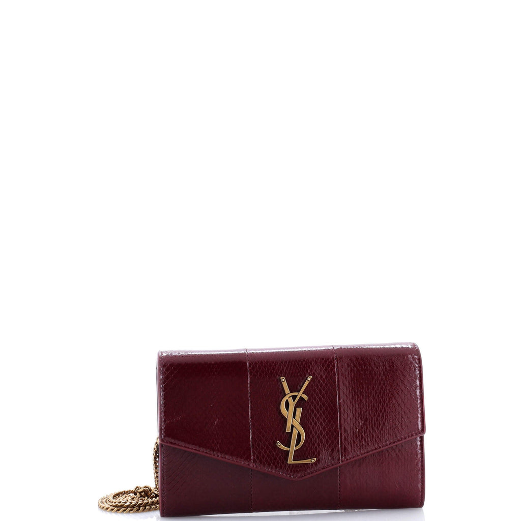 Classic Monogram Wallet on Chain Python