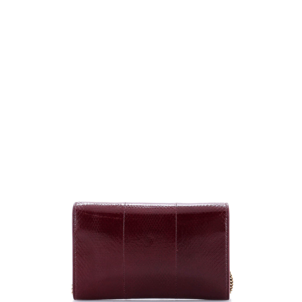 Classic Monogram Wallet on Chain Python