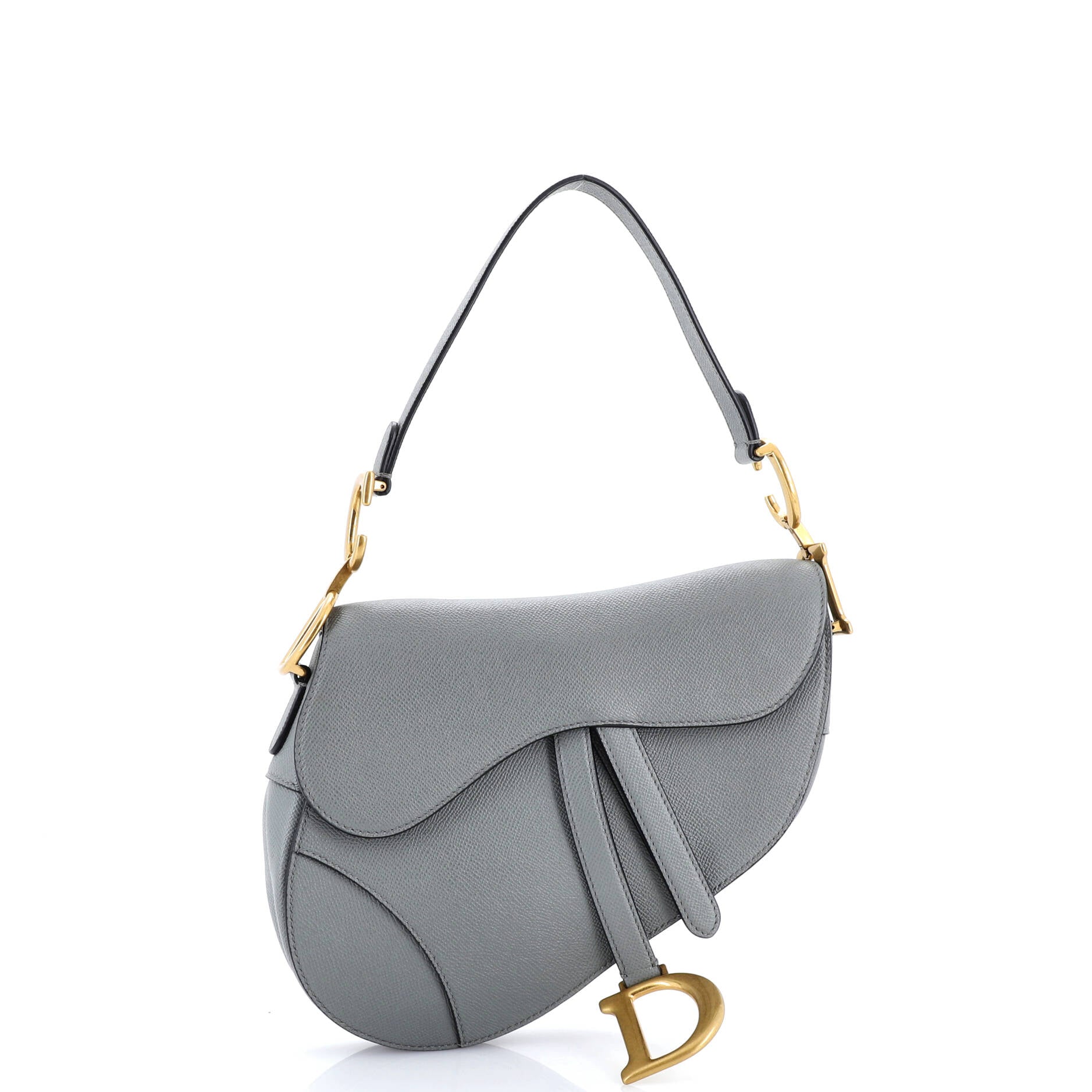 Saddle Handbag Leather Medium