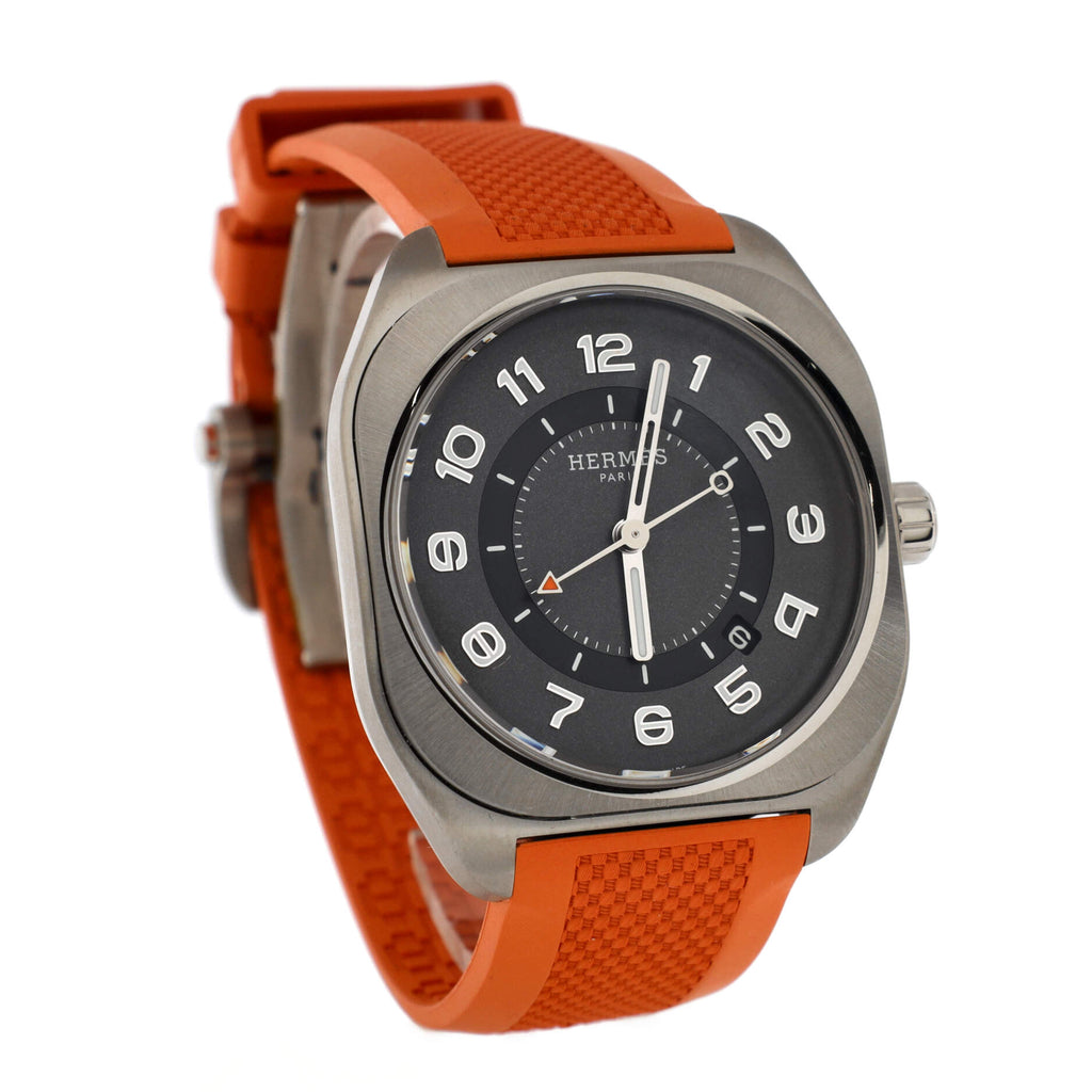 H08 Automatic Watch DLC Titanium and Rubber 39