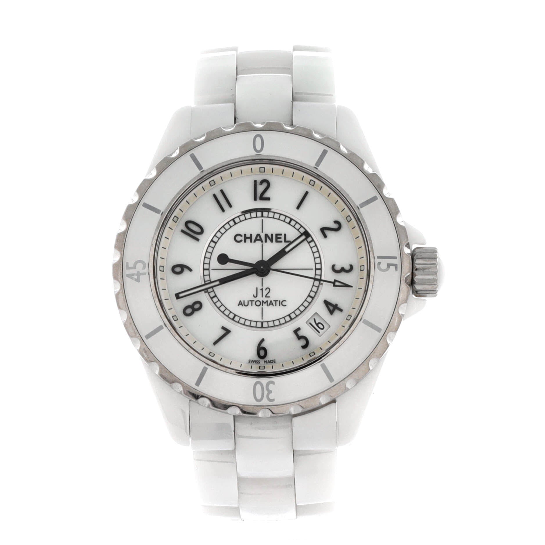 J12 Automatic Watch Ceramic and Stainless Steel 38