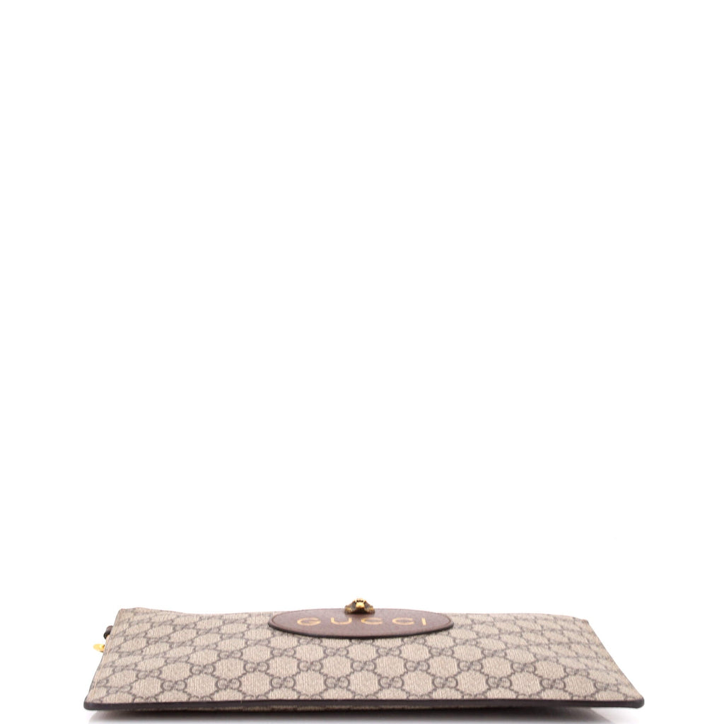 Neo Vintage Wristlet Pouch GG Coated Canvas