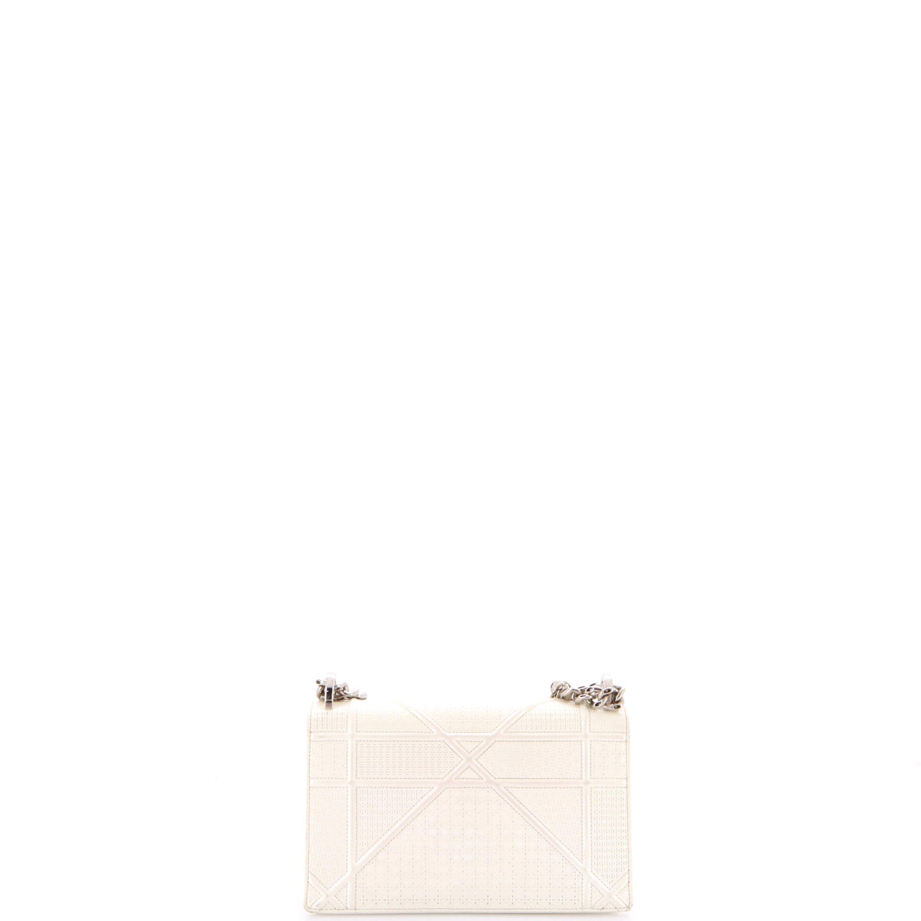 Diorama Flap Bag Cannage Embossed Calfskin Small