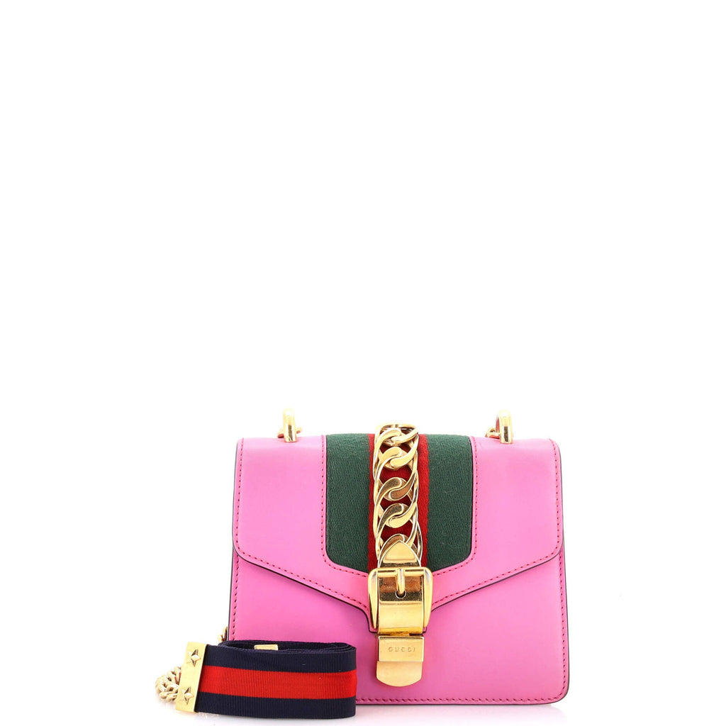 Sylvie Chain Shoulder Bag Leather Mini
