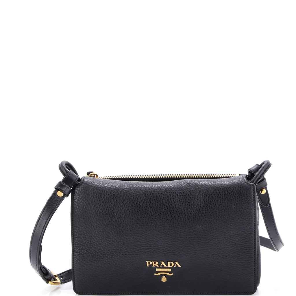 Flap Crossbody Bag Vitello Daino Medium