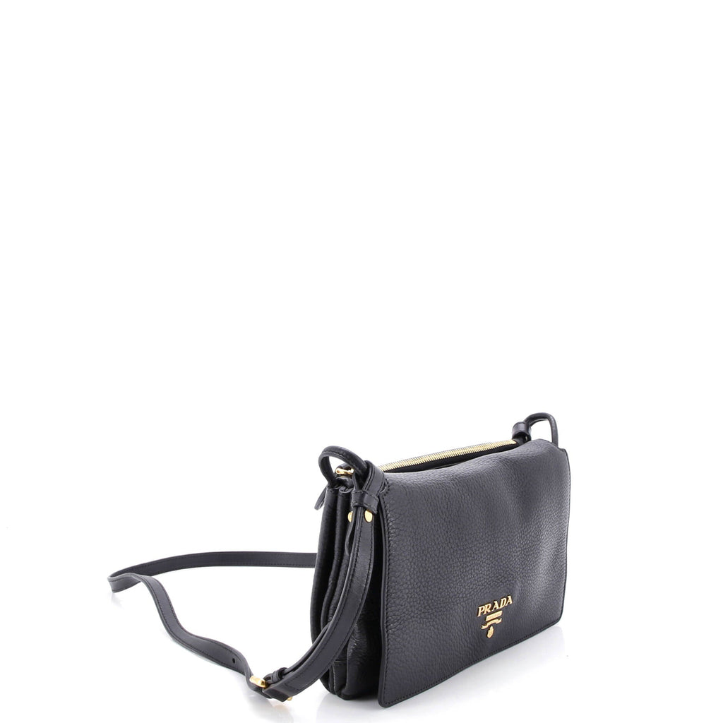 Flap Crossbody Bag Vitello Daino Medium