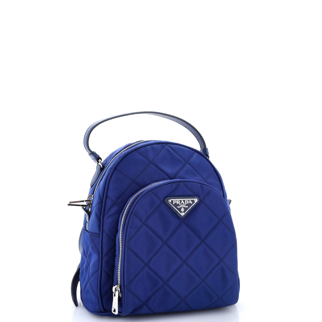 Zaino Backpack Quilted Tessuto