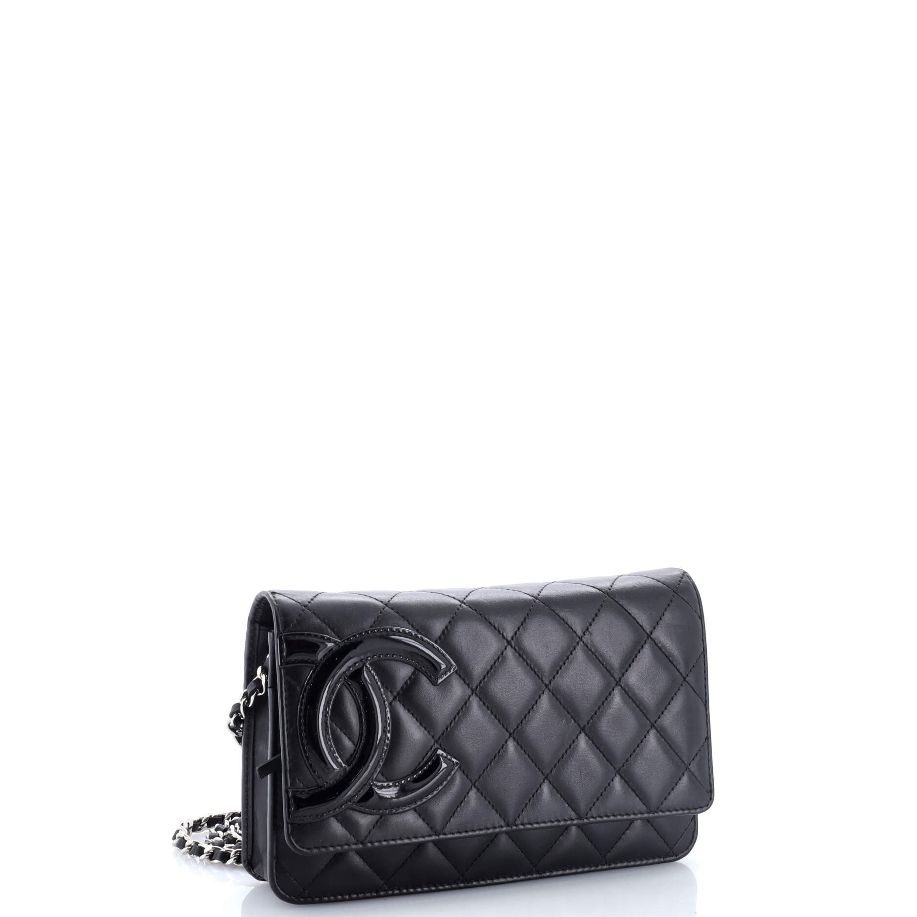 Cambon Wallet on Chain Quilted Leather