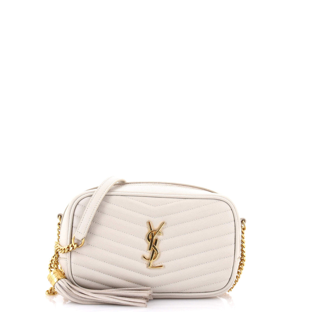 Lou Camera Bag Matelasse Chevron Leather Mini