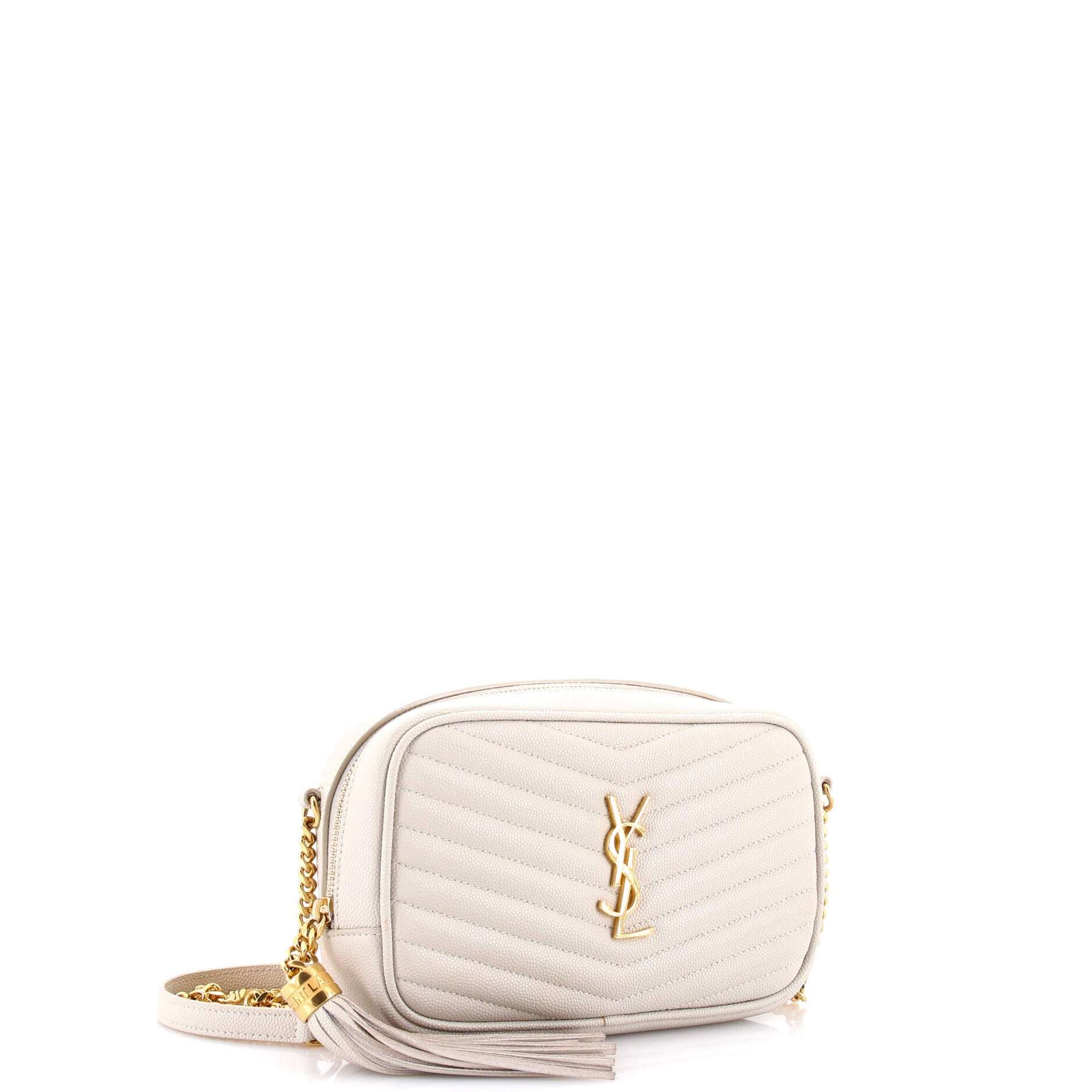 Lou Camera Bag Matelasse Chevron Leather Mini
