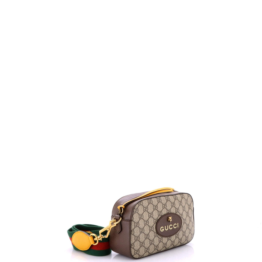 Neo Vintage Camera Messenger Bag GG Coated Canvas