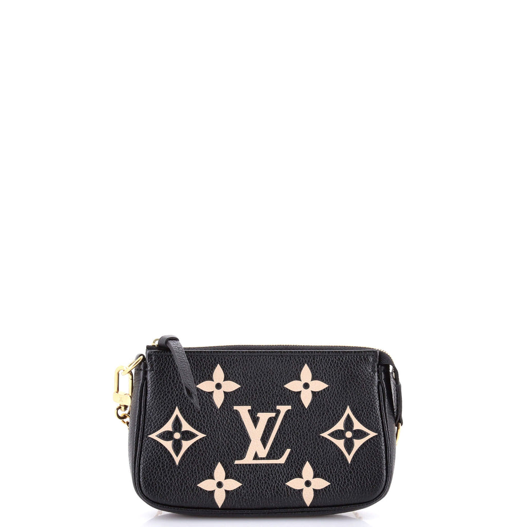 Pochette Accessoires Bicolor Monogram Empreinte Giant Mini