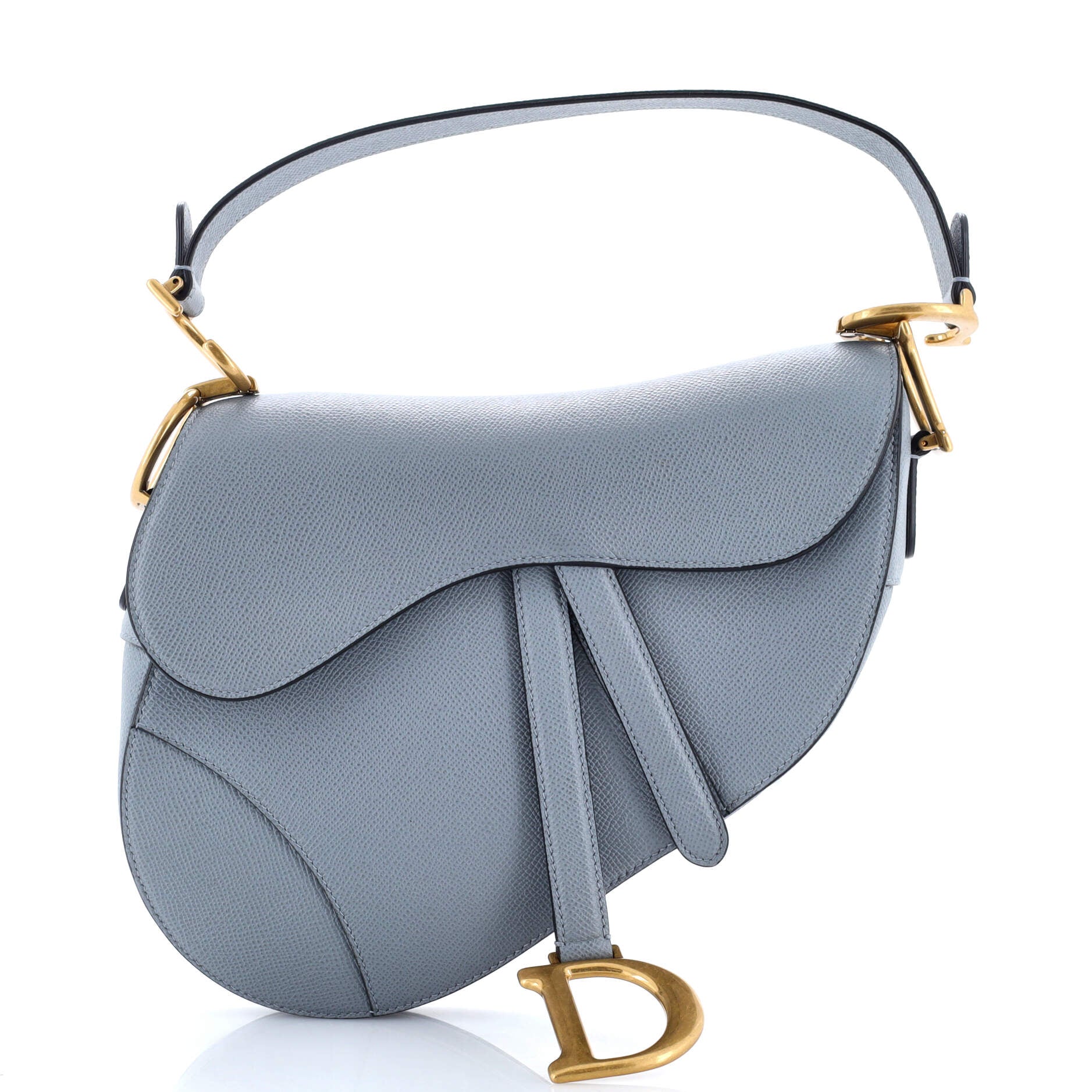 Saddle Handbag Leather Medium