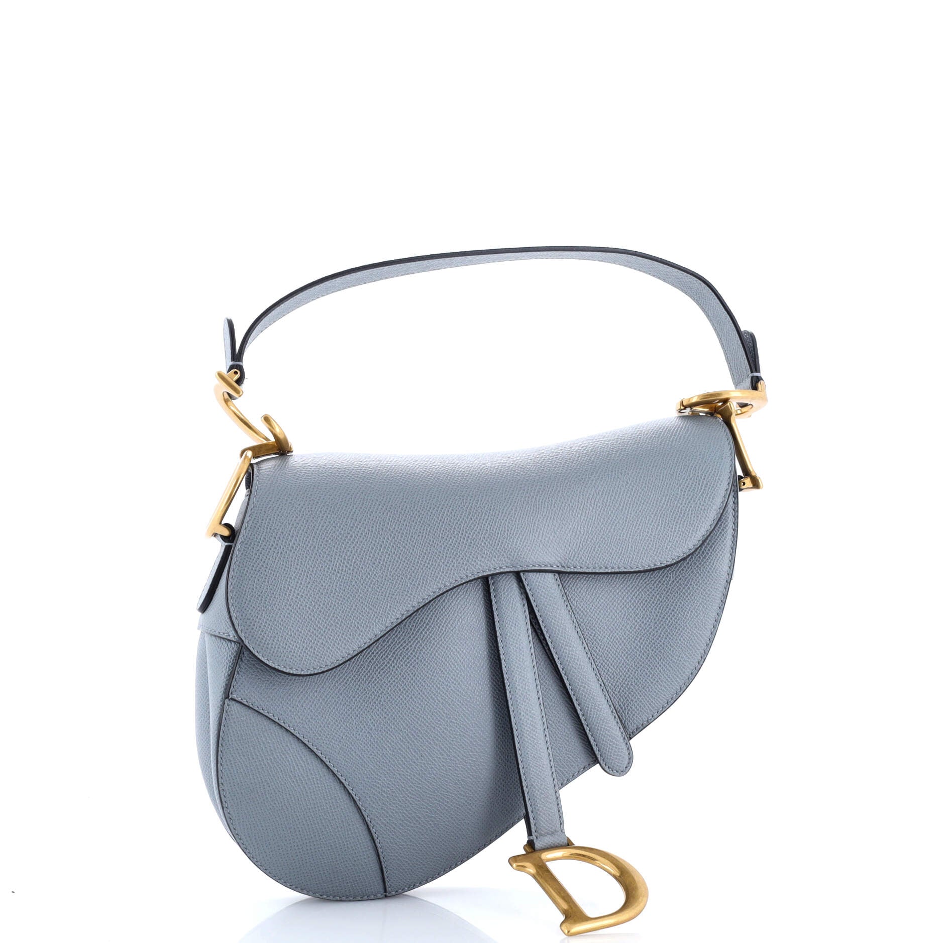 Saddle Handbag Leather Medium