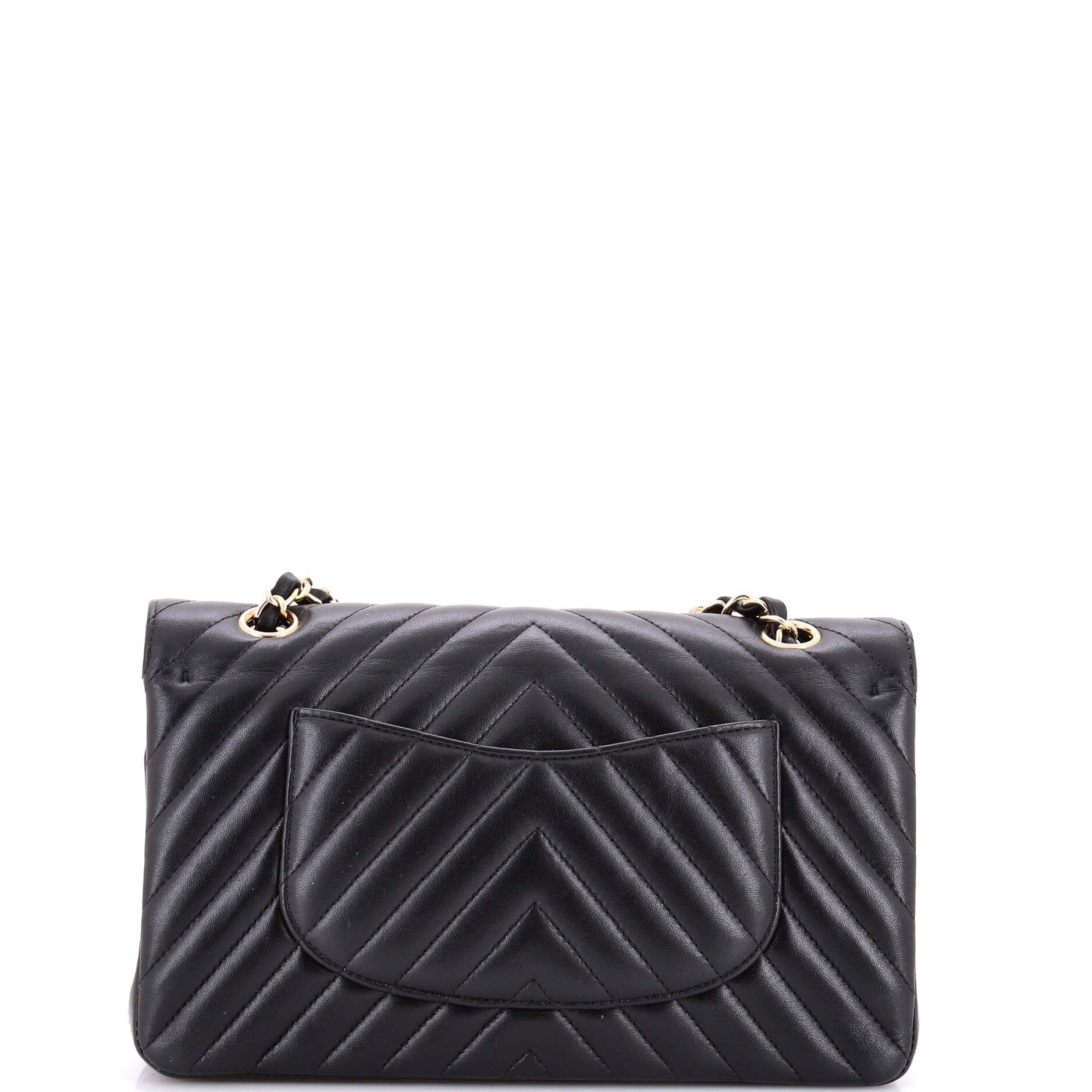 Classic Double Flap Bag Chevron Lambskin Medium