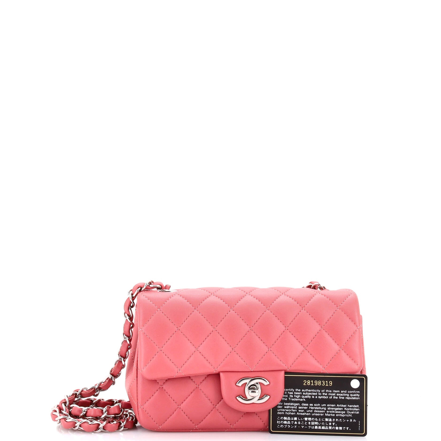 Classic Single Flap Bag Quilted Lambskin Mini