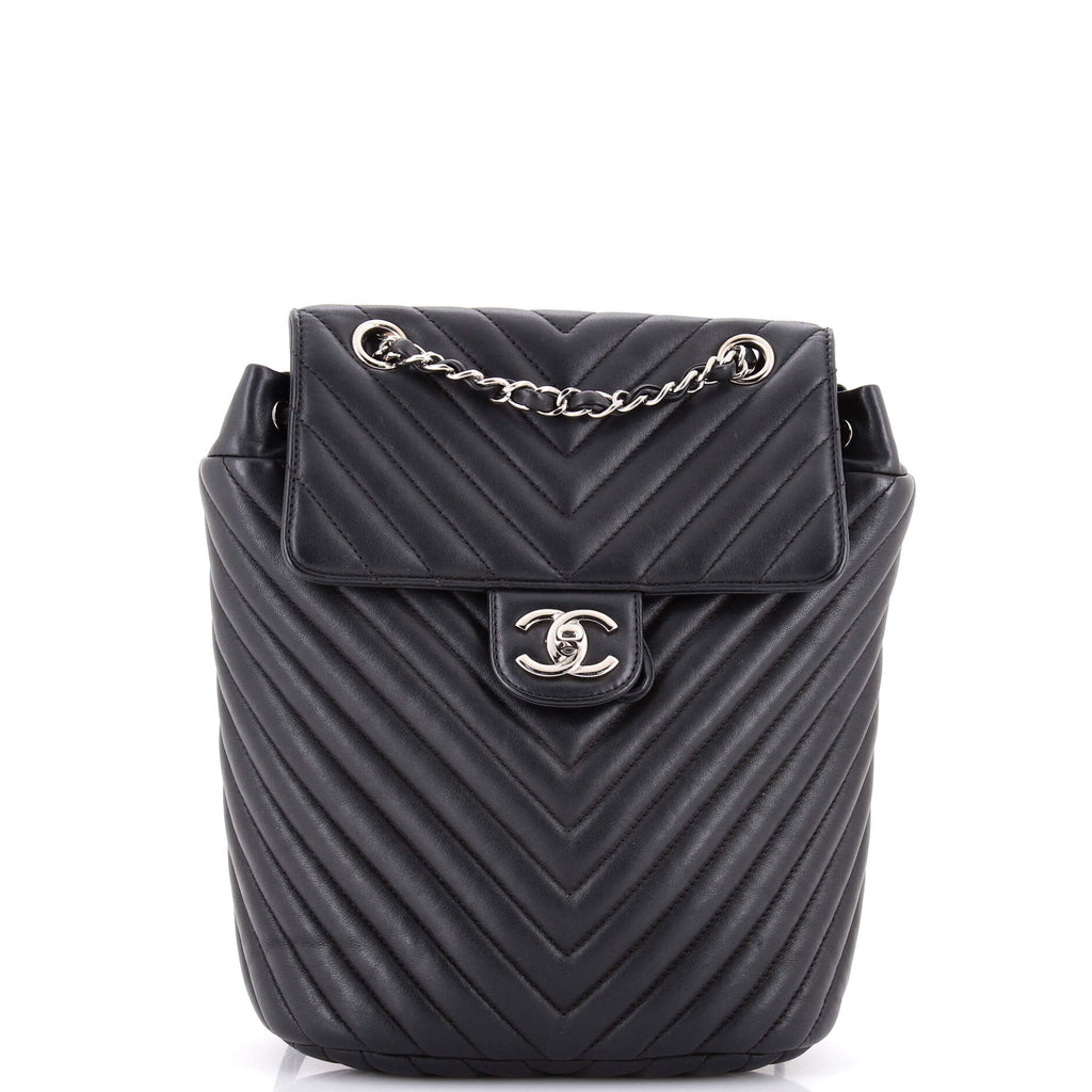 Urban Spirit Backpack Chevron Leather Small