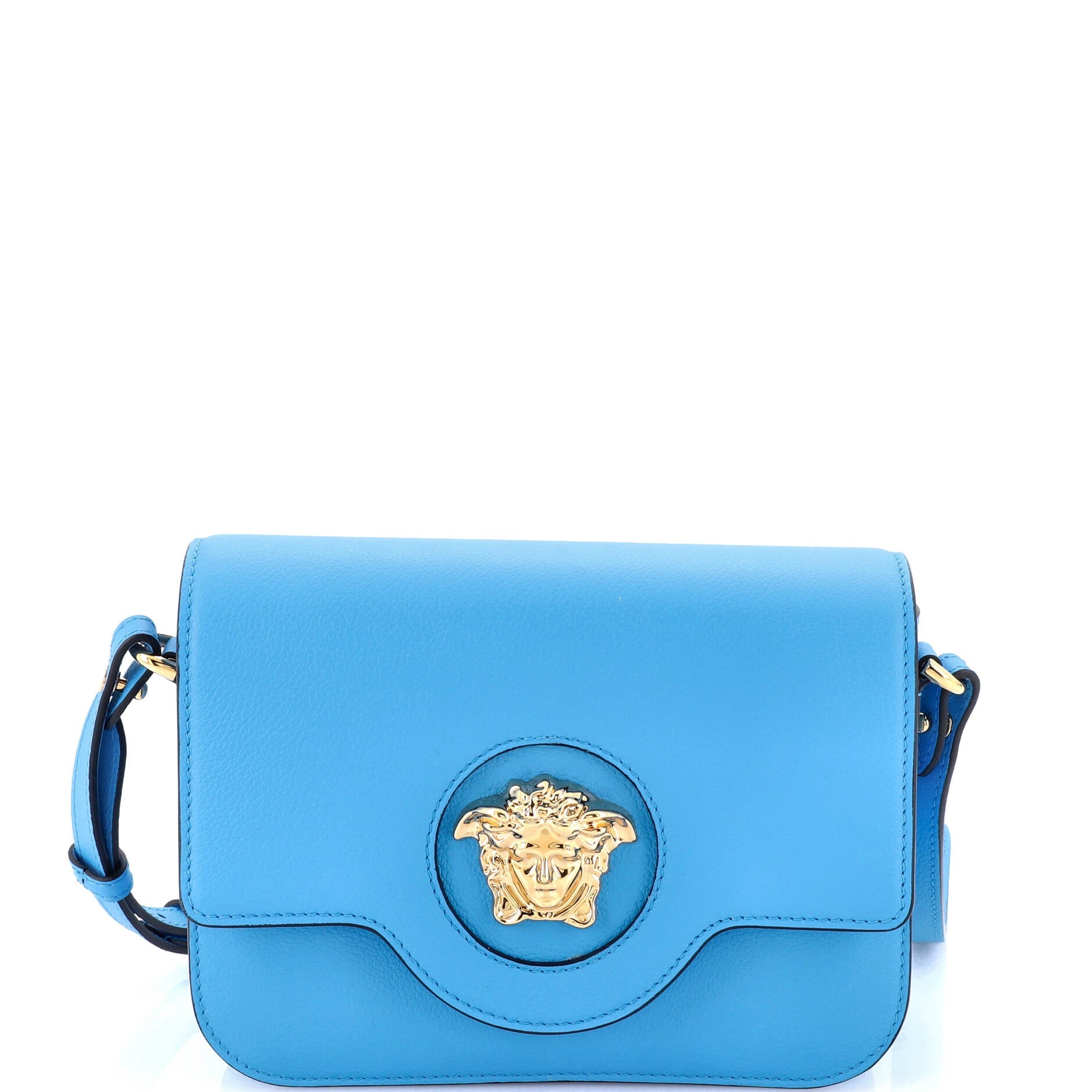 La Medusa Flap Shoulder Bag Leather Small