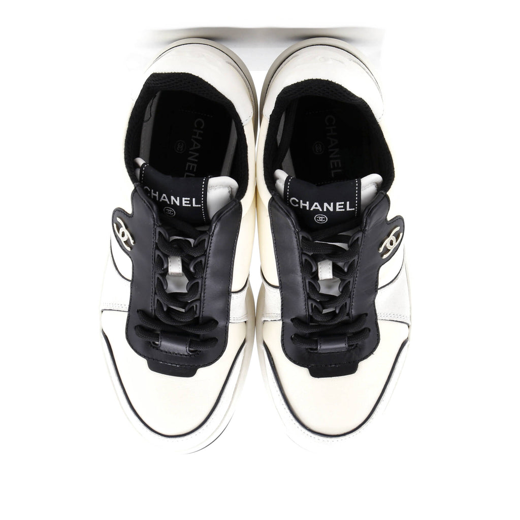 Women's CC Low-Top Sneakers Suede and Leather