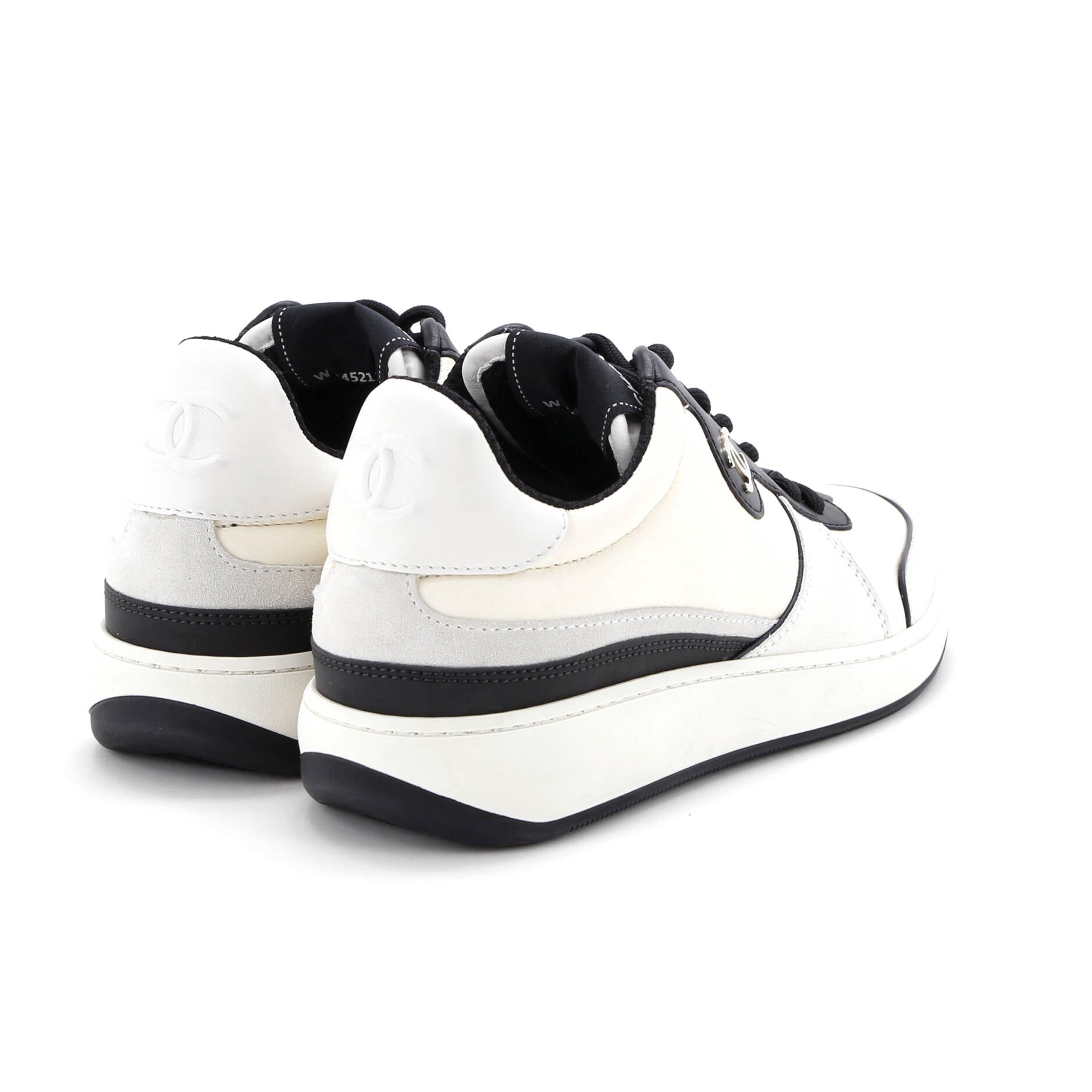 Women's CC Low-Top Sneakers Suede and Leather