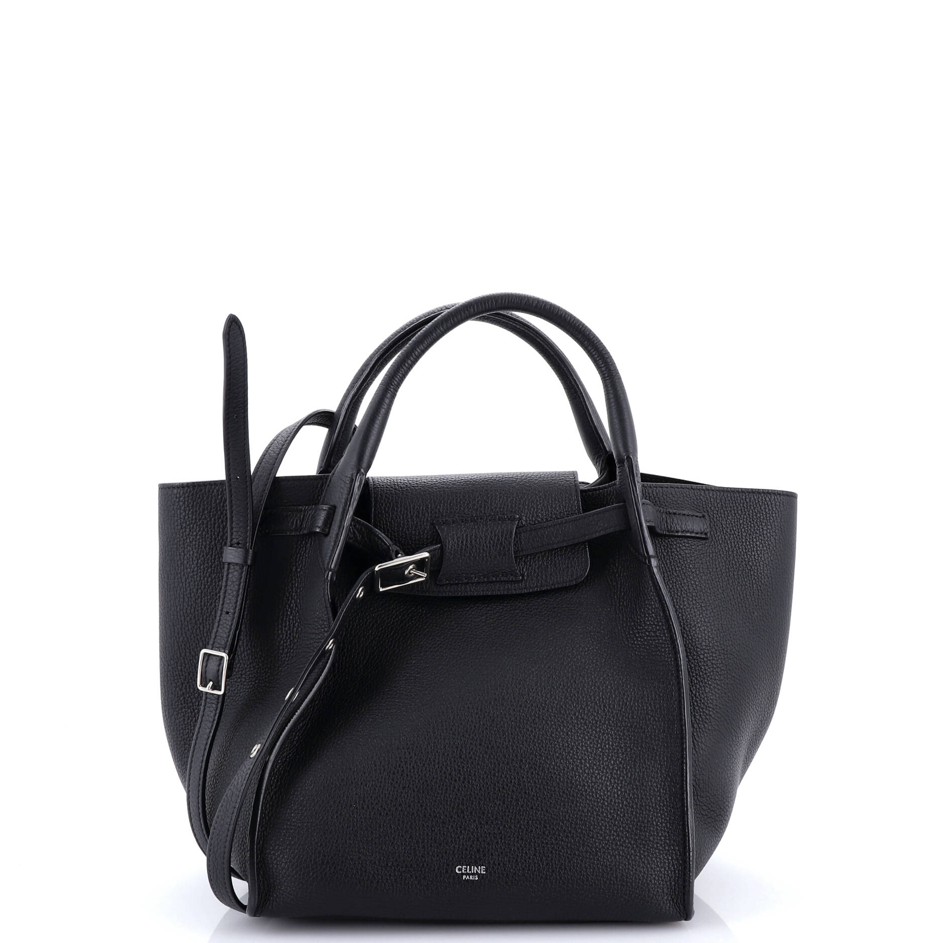 Big Bag Grained Calfskin Small