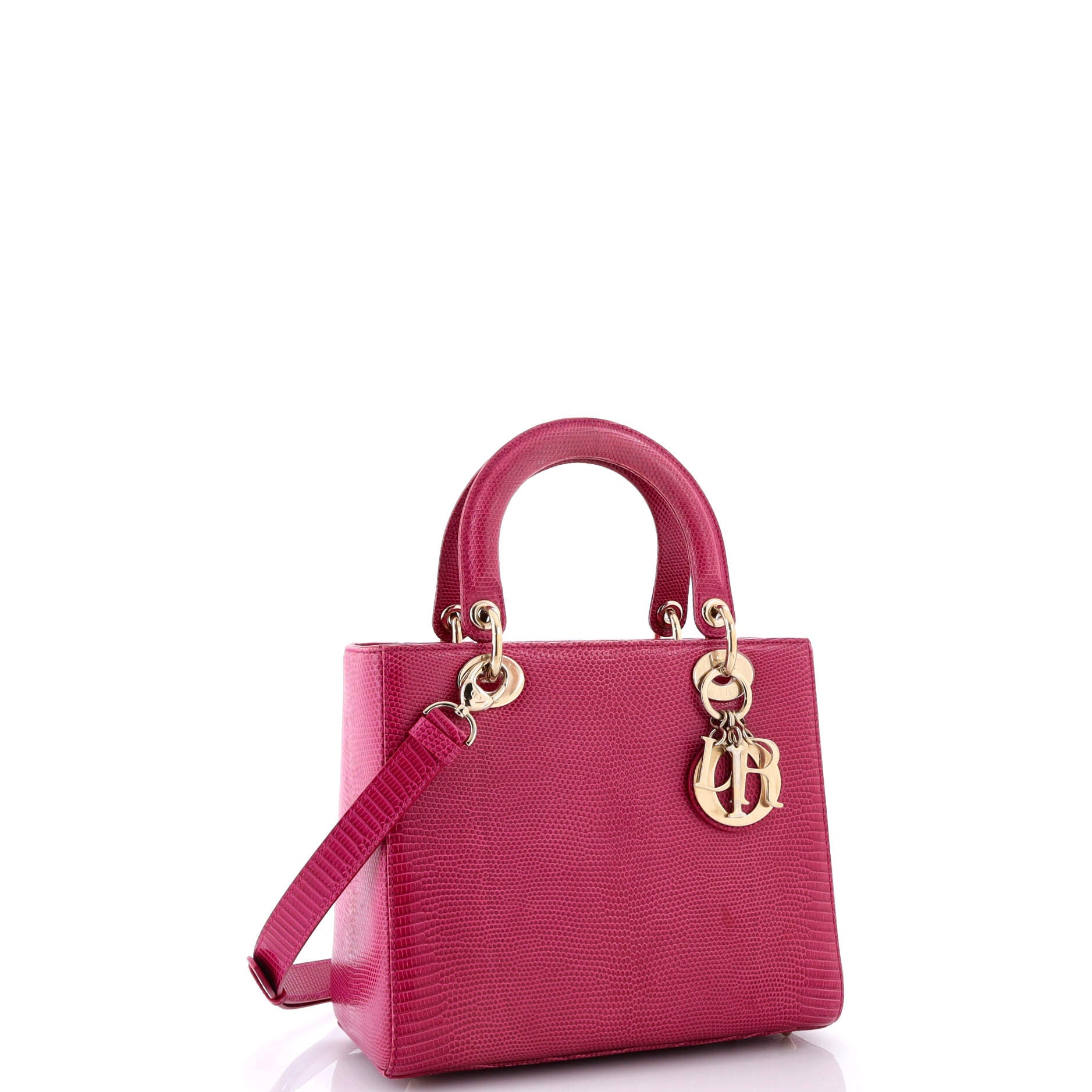 Lady Dior Bag Lizard Medium