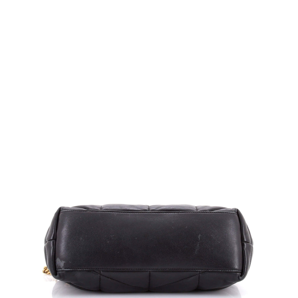 Loulou Puffer Shoulder Bag Quilted Leather Small