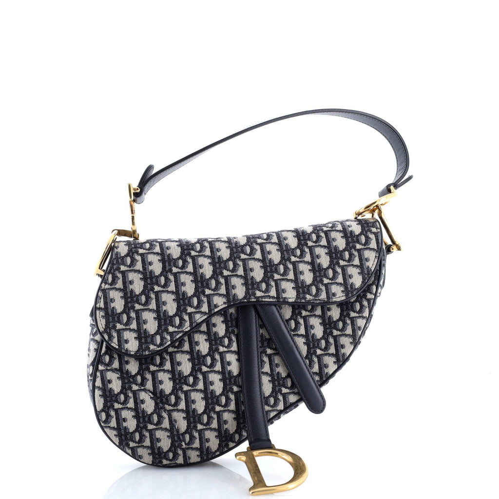 Saddle Handbag Oblique Canvas Mini