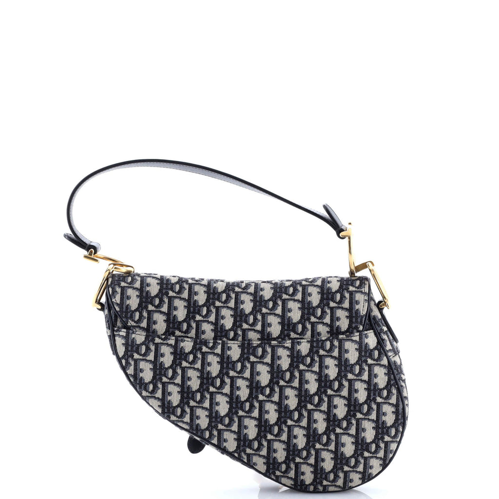 Saddle Handbag Oblique Canvas Mini
