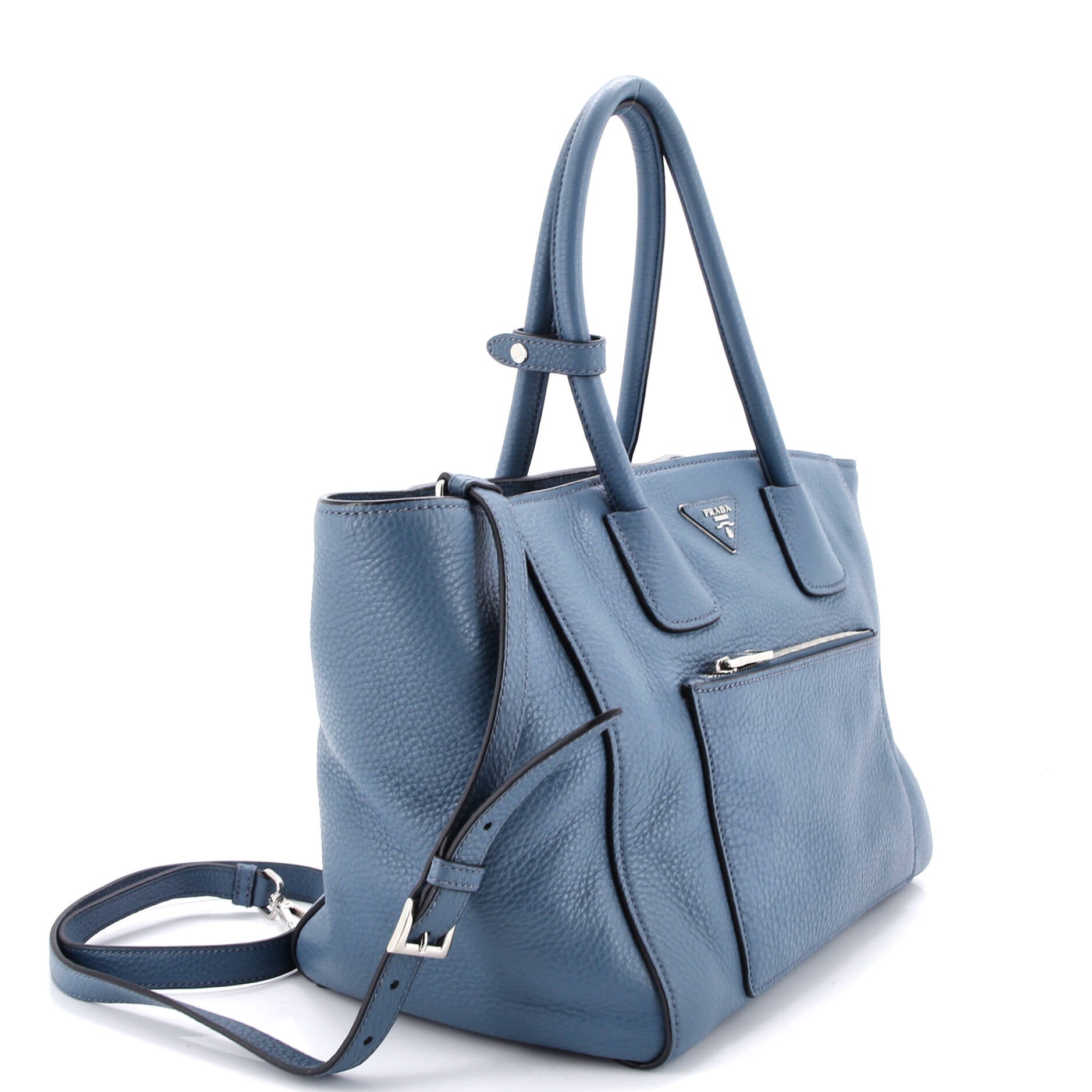 Front Pocket Wing Convertible Tote Vitello Daino
