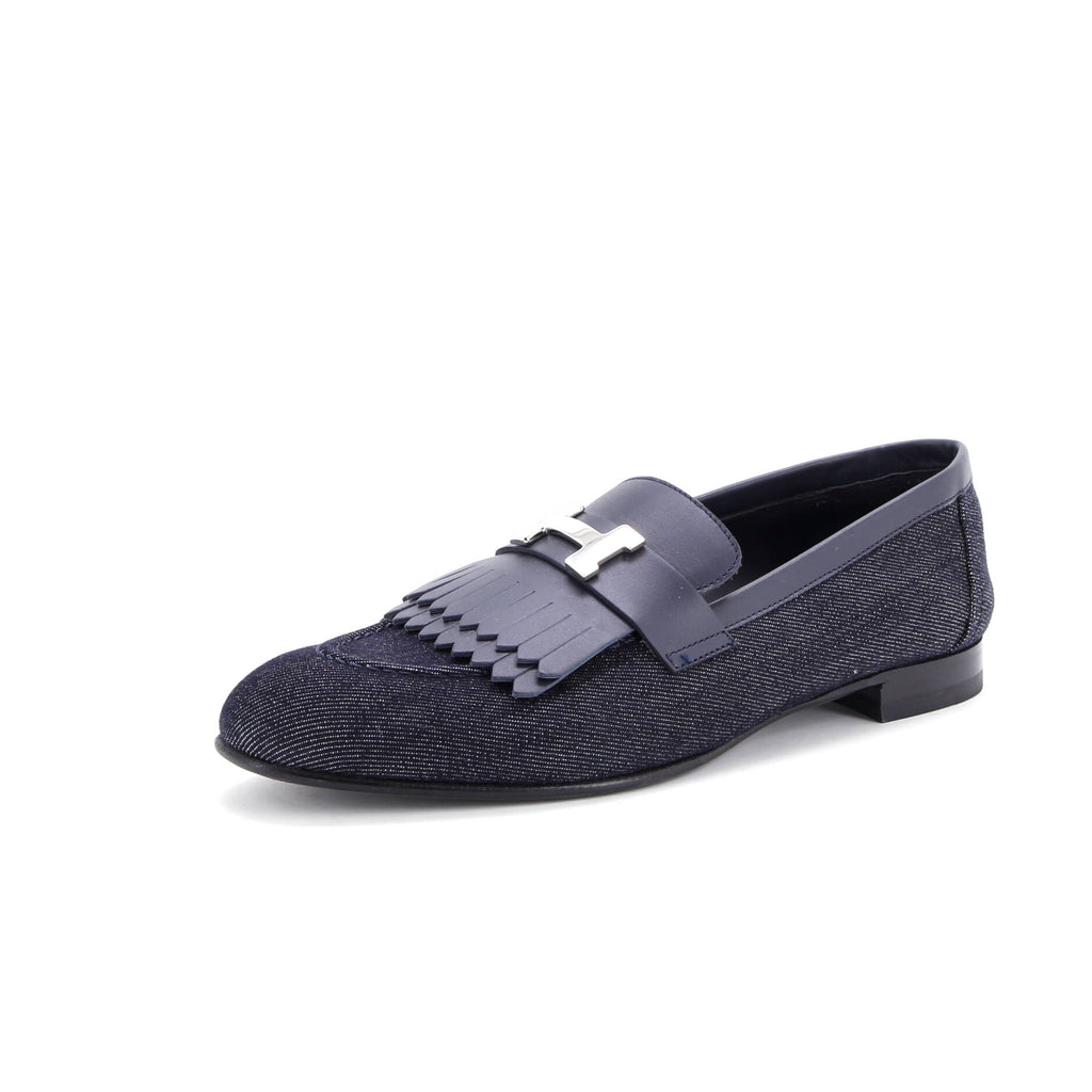 Women's Royal Loafers Denim with Leather
