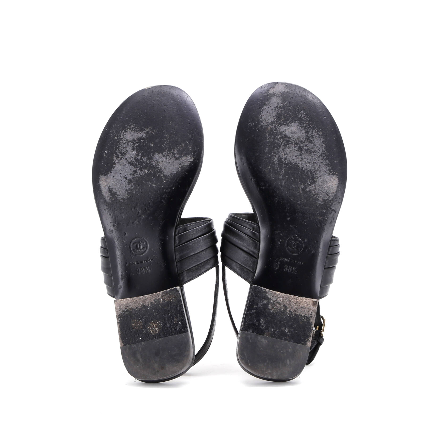 Women's CC Slingback Thong Sandals Leather