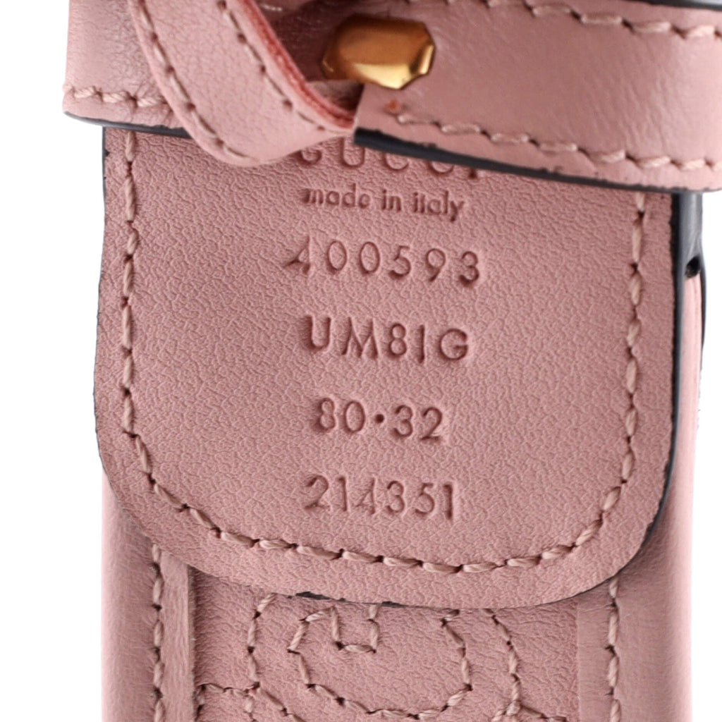 GG Marmont Belt GG Matelasse Leather Wide 80