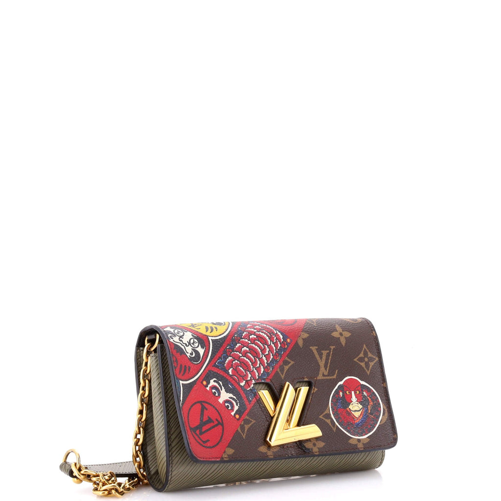 Twist Chain Wallet Limited Edition Kabuki Stickers Monogram Canvas