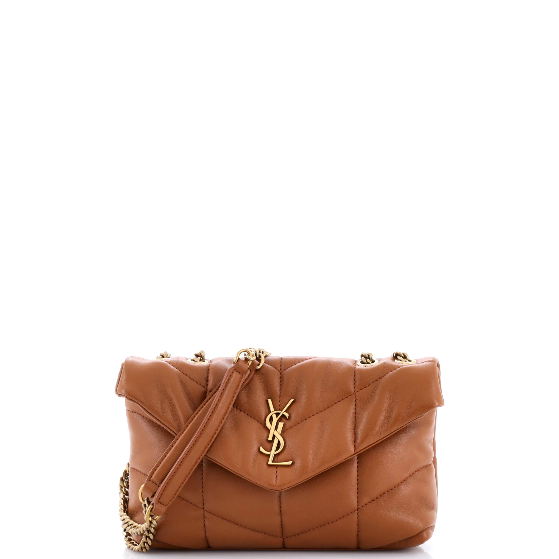 Loulou Puffer Shoulder Bag Quilted Leather Mini