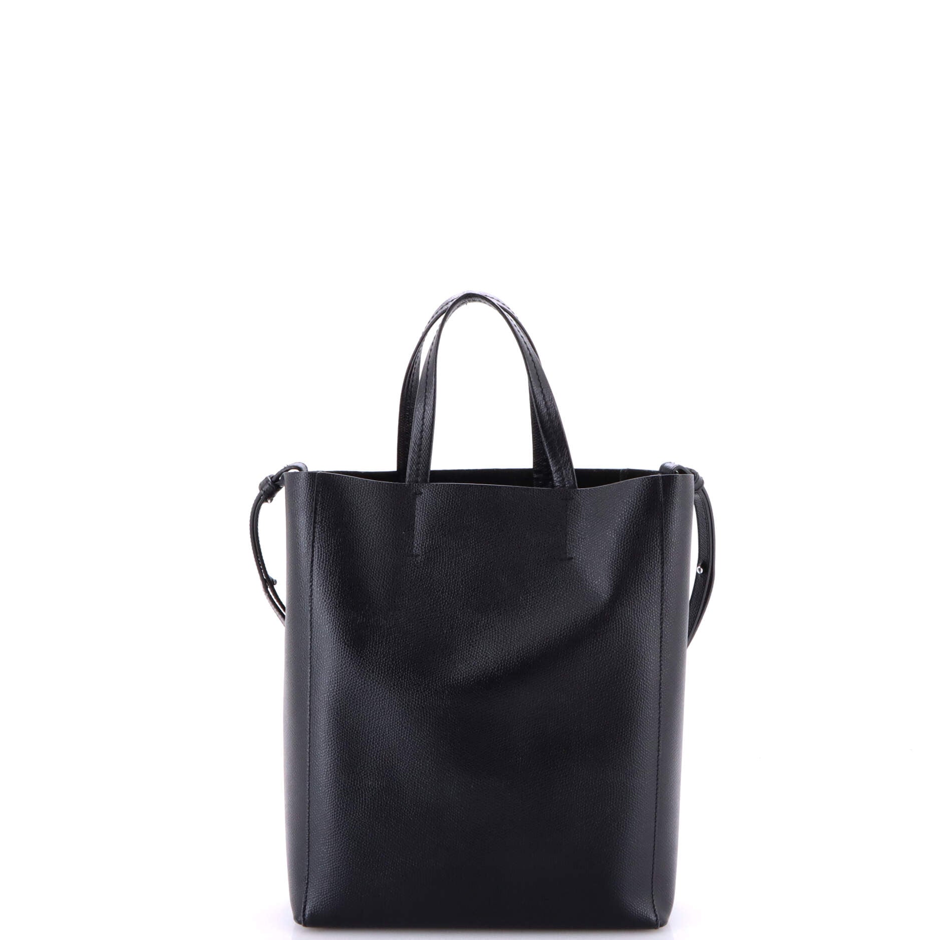 Vertical Cabas Tote Grained Calfskin Small