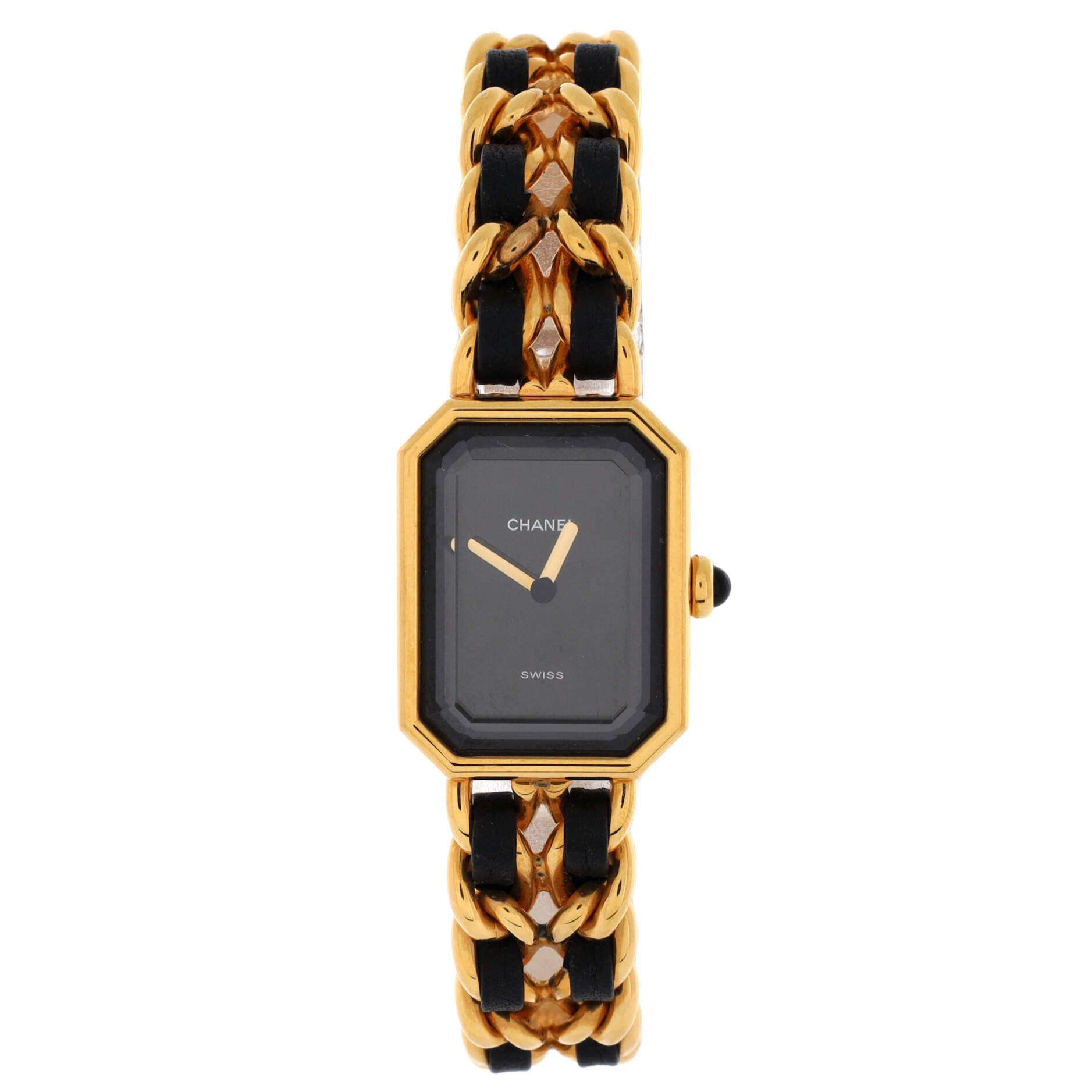 Premiere Rock Quartz Watch Plated Metal and Leather 20
