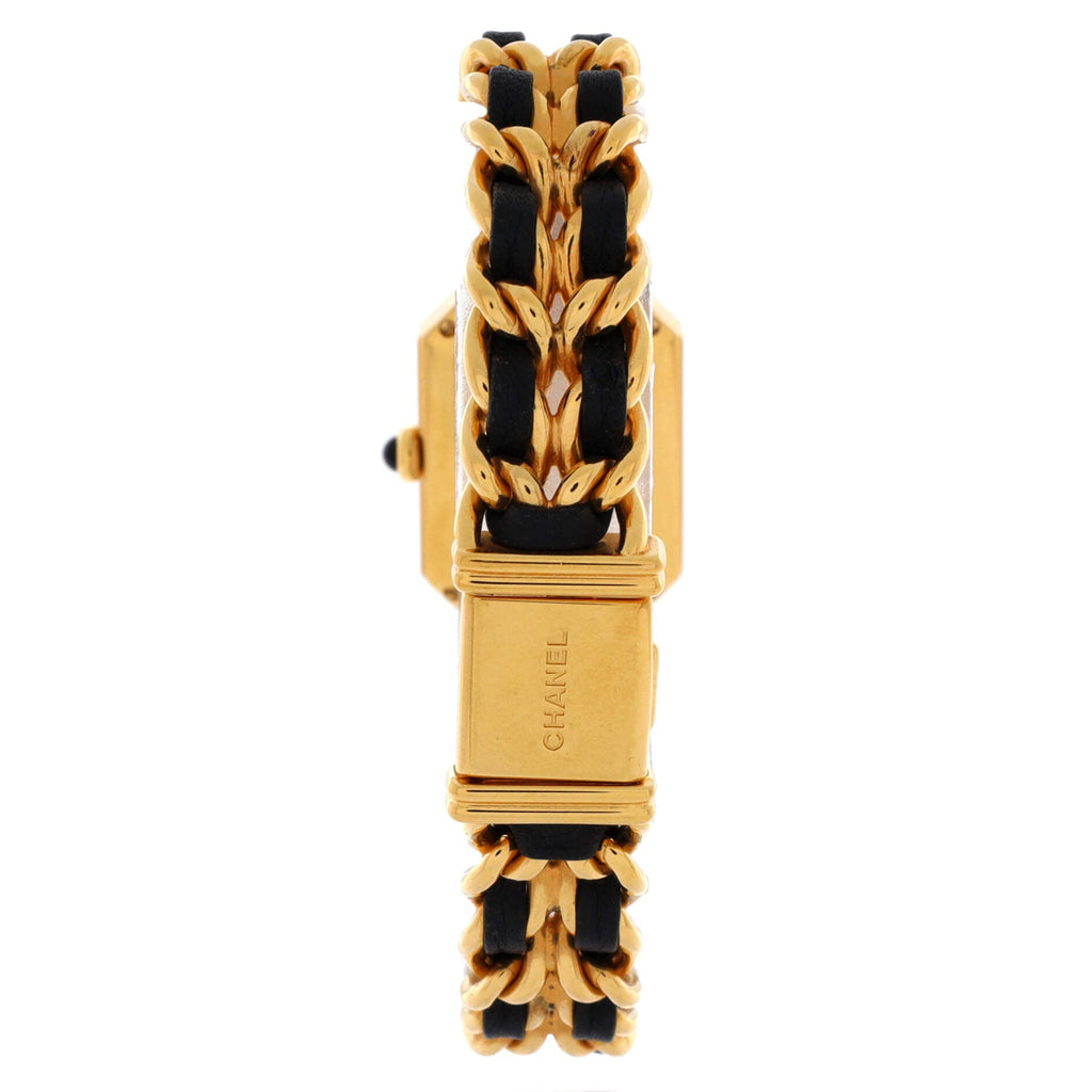 Premiere Rock Quartz Watch Plated Metal and Leather 20