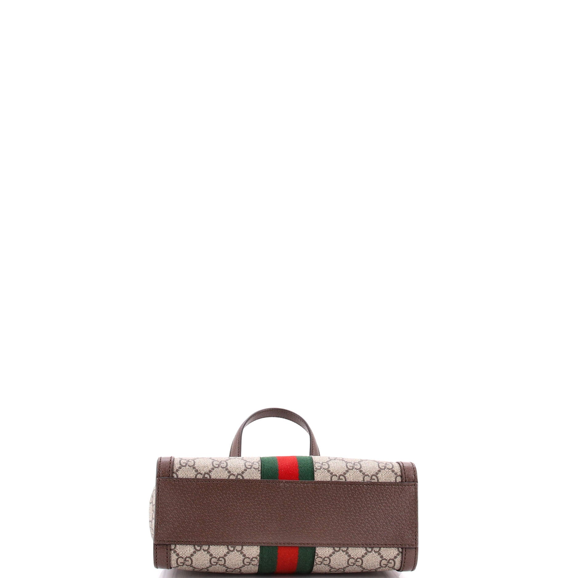 Ophidia Top Handle Tote GG Coated Canvas with Leather Small