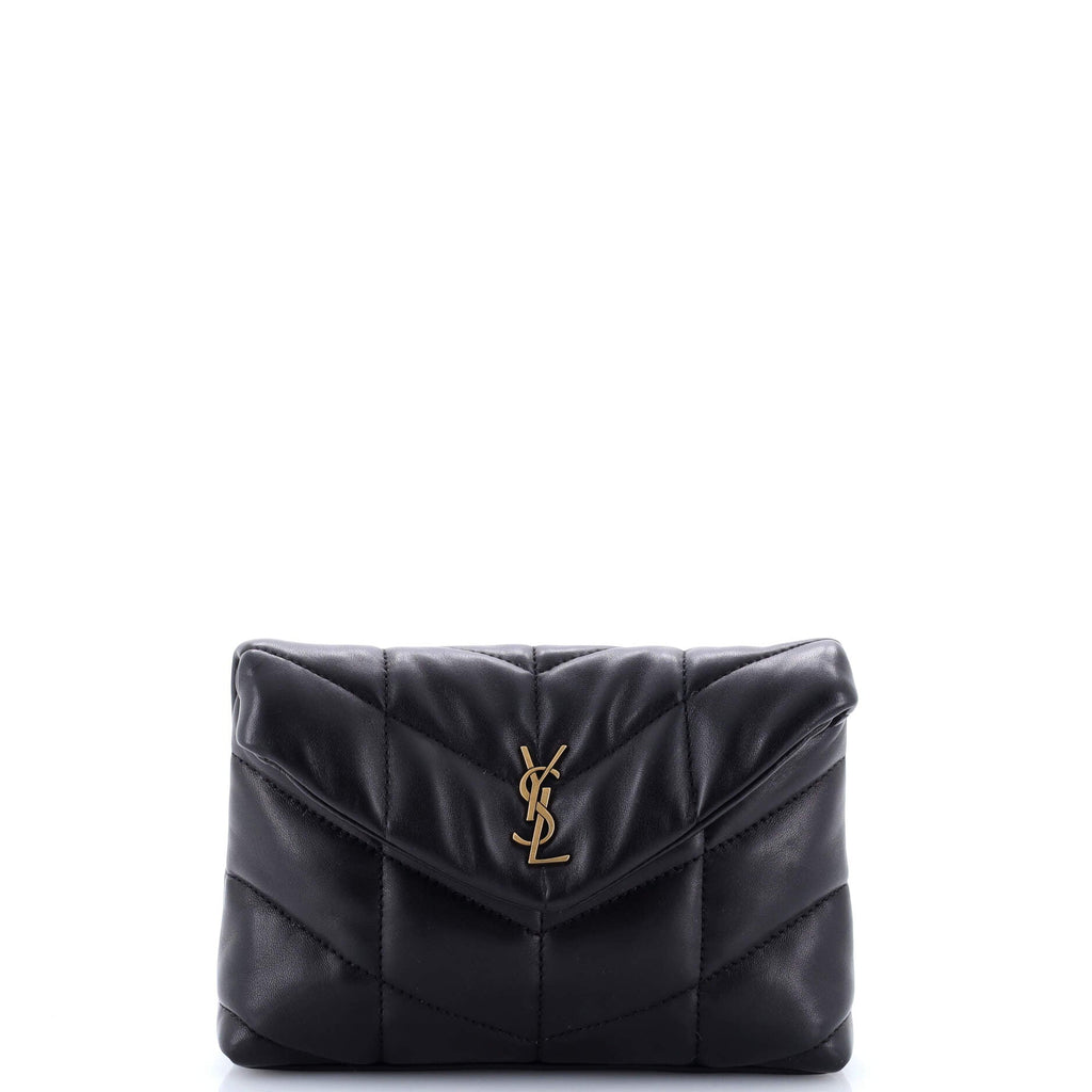 LouLou Puffer Clutch Leather Small