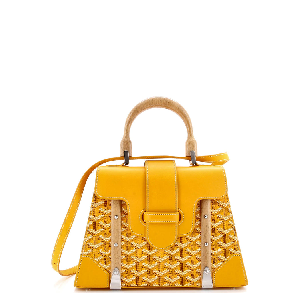 Saigon Top Handle Bag Coated Canvas with Leather PM