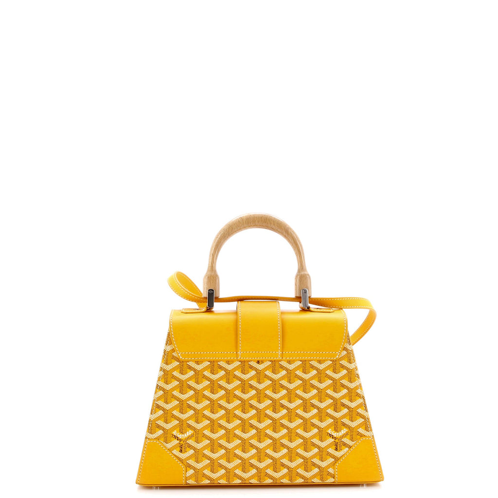 Saigon Top Handle Bag Coated Canvas with Leather PM