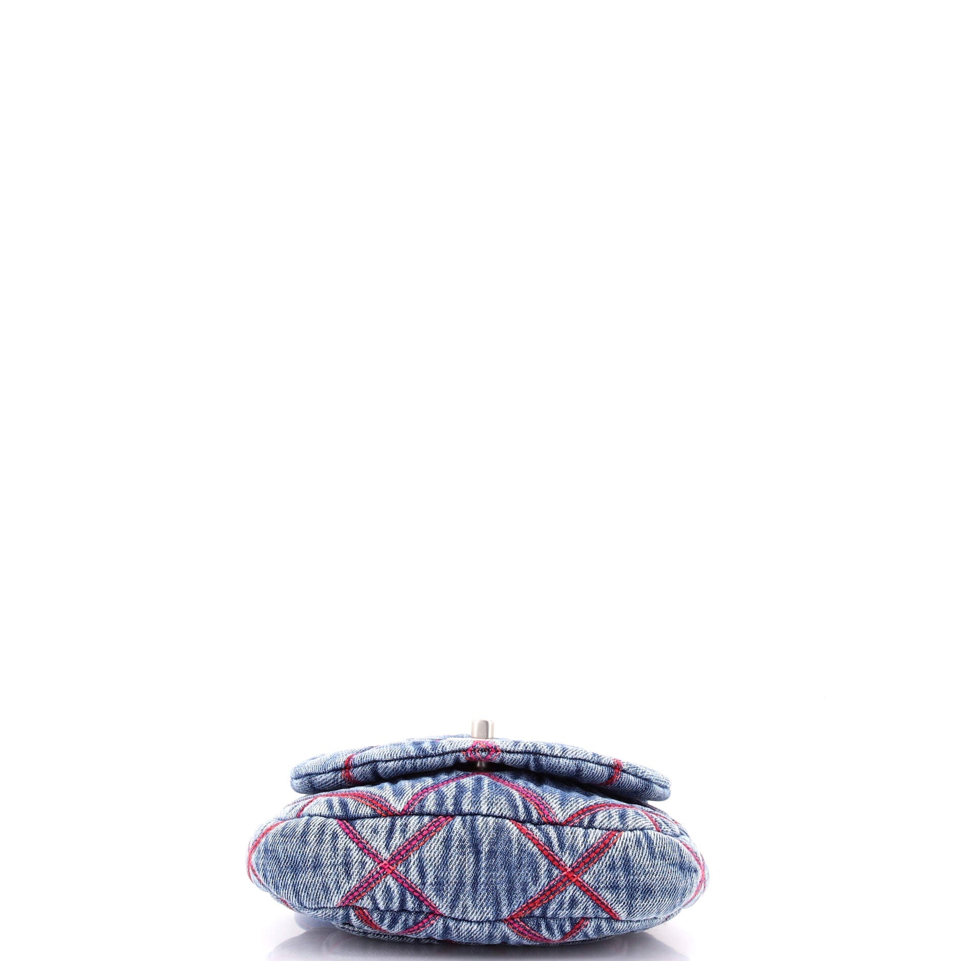 Coco Beach Messenger Bag Quilted Denim Mini