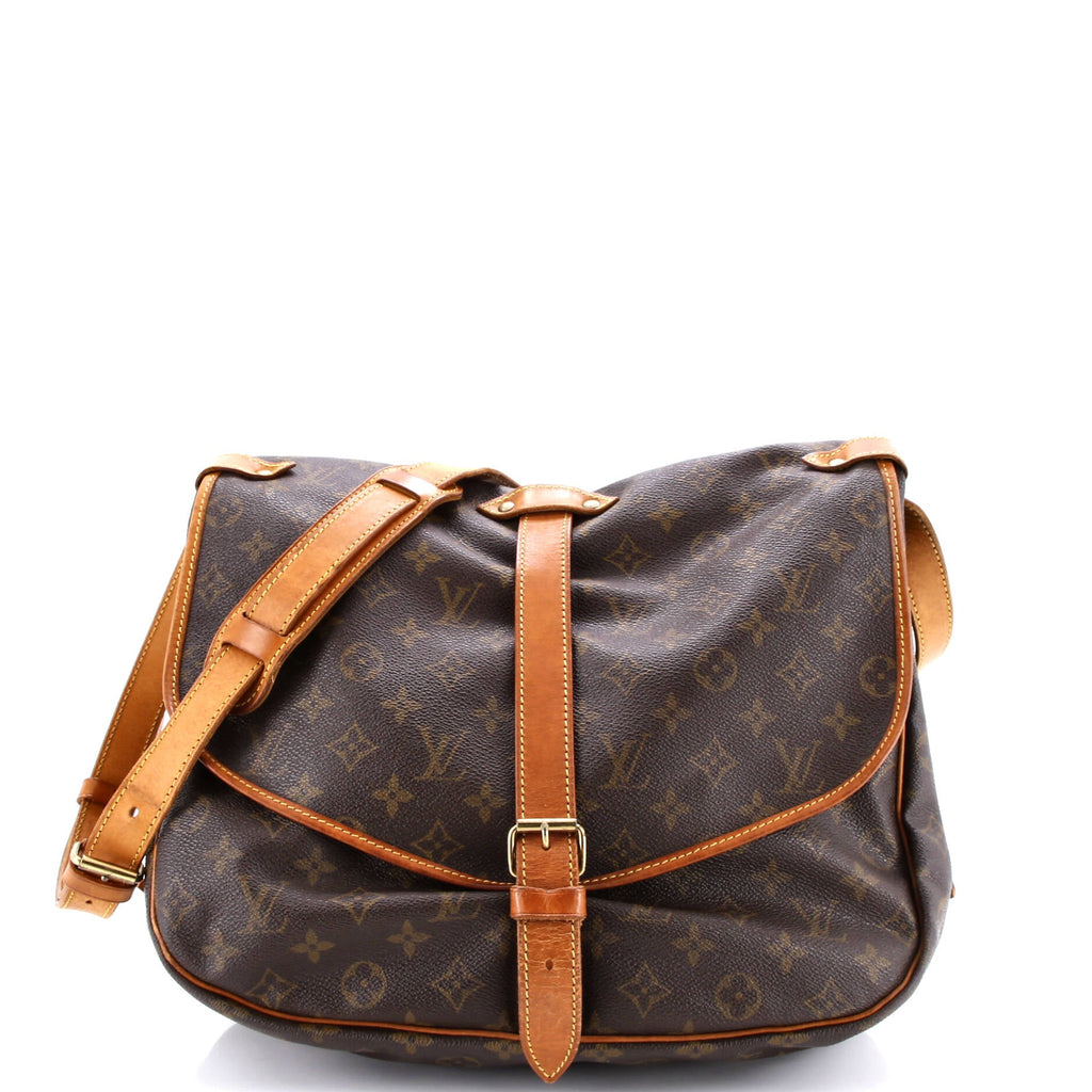 Saumur Handbag Monogram Canvas 35