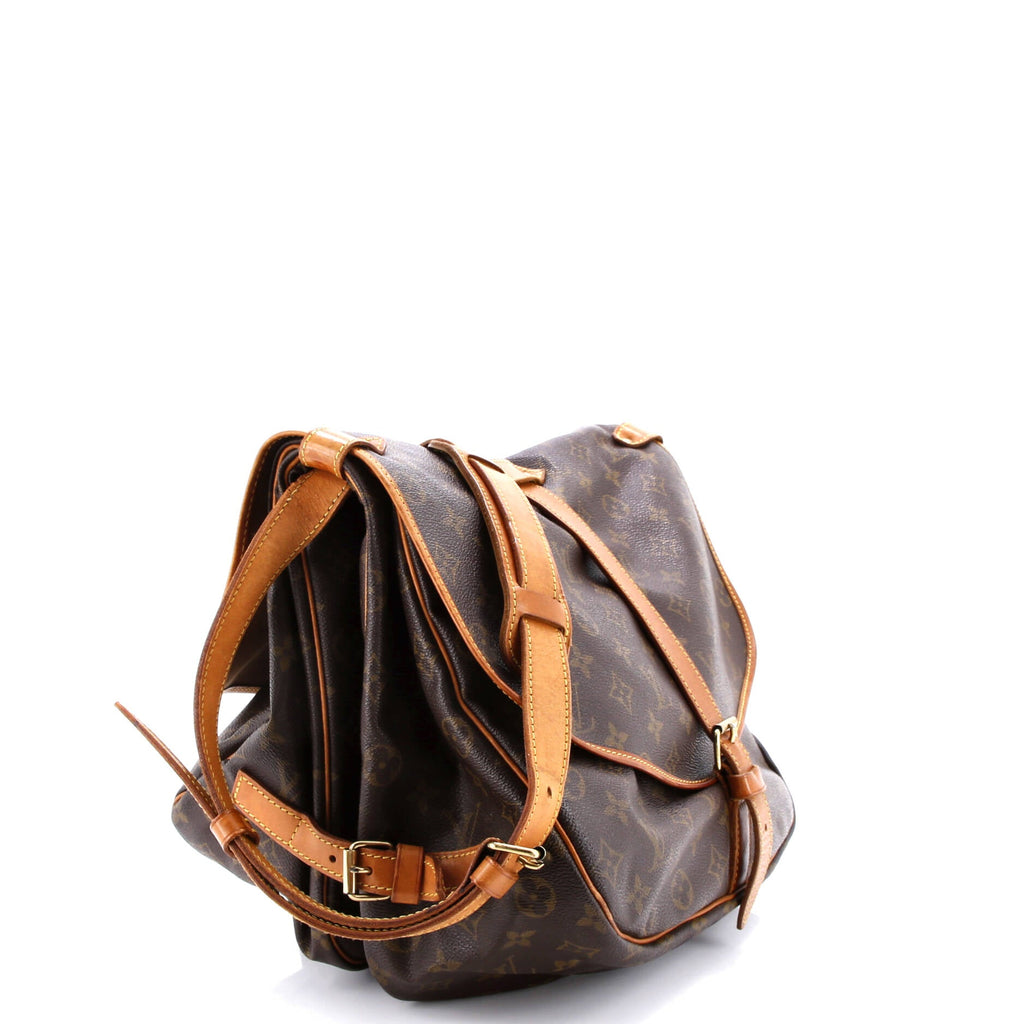 Saumur Handbag Monogram Canvas 35