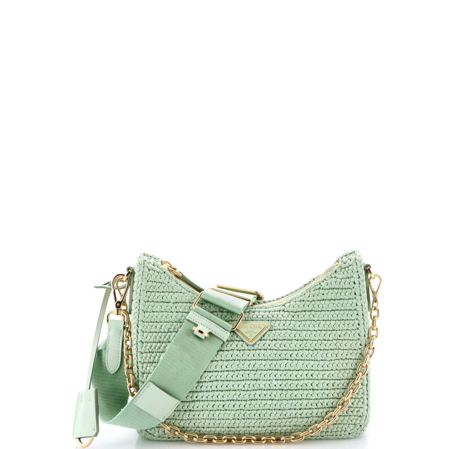 Re-Edition 2005 Shoulder Bag Raffia Small
